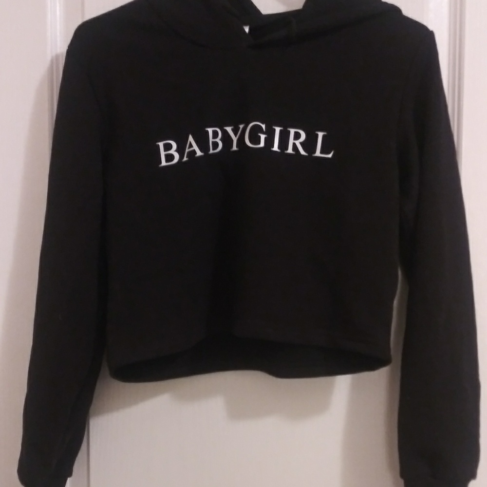 "Babygirl" Cropped Sweater